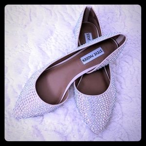 Steve Madden nude rhineston Elsie pumps shoes 8.5